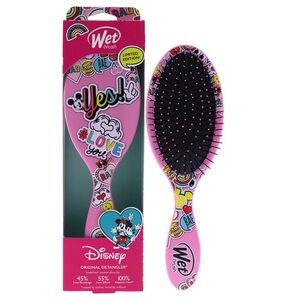 Limited Edition / Wet Brush Original Detangler / Mickey & Minnie-Peace Love Pink